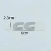1pcs 3D ABS for CC Car Letters Rear TEF5 Bumper Trunk Emblem Sticker Badge Decal Styling Auto Accessories