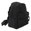 Mini Backpack Wearable Waterproof Stylish Nylon Small Backpack for Students Women Girls Black