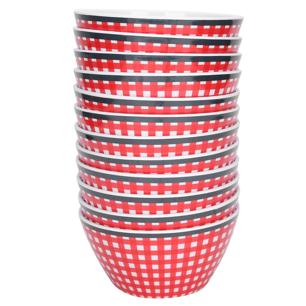 12PCS Salad Bowls Fruit Food Soup Serving Bowl Tableware for Home Restaurant Use