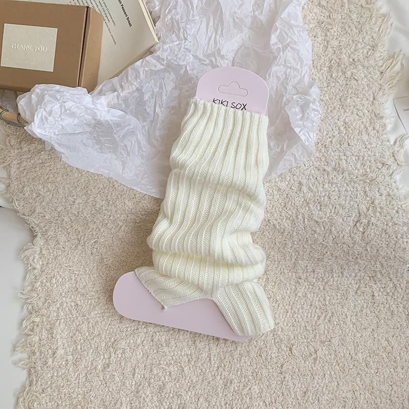 Jambiere de damă Y2K, tricotate larg, până la jumătatea gambei, pentru toamnă și iarnă