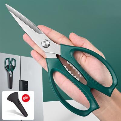 1 Stück Küchenschere, multifunktionale Haushaltsschere aus Edelstahl zum Schneiden von Hühnchen und Fisch, spezielle Schere