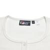 Fila Original Simple Solid Color Embroidered T-Shirt Women Tops Cloud-White F11W629113FWT
