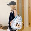 Schoolbag Crayon Small New Backpack Women's Travel Lightweight Cute Drawstring Bundle Backpack High Value Versatile College Student School Bag