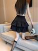 Women's White Ballet-Style Puff Mini Skirt: A-Line Petite Summer Skirt