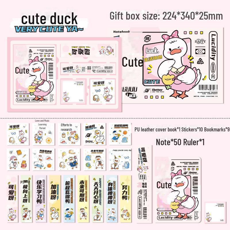 

Блокнот с рисунком из мультфильма Chic Ins Style PU с магнитной пряжкой для студентов