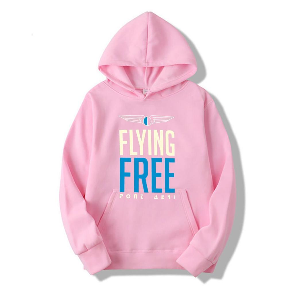 Flying Free Pont Aeri hoodies aethetic clothing cute clothes oversized men workout hoodies