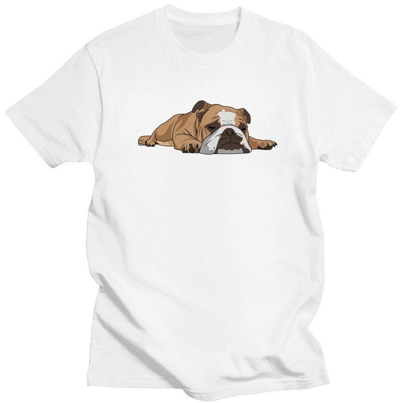 Custom French Bulldog Says Nope T Shirt Men Short Sleeve Pure Cotton Tshirt Casual Funny Animal Dog Tees Fashion Tshirt