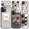 Cute French Bulldog Yoga Phone Case for iPhone 17 Air 16 Coque 15 14 12 13 PLUS 11 PRO MAX Back Cover Fundas Shell