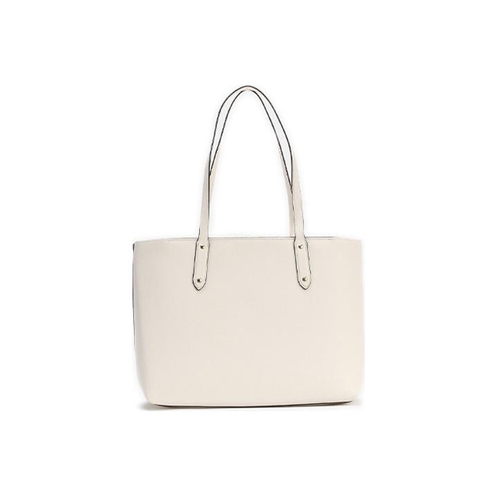 Coach Central 43 Leather Tote Bag Shopping Handbag Women tote Pure-White 69424-GDHA