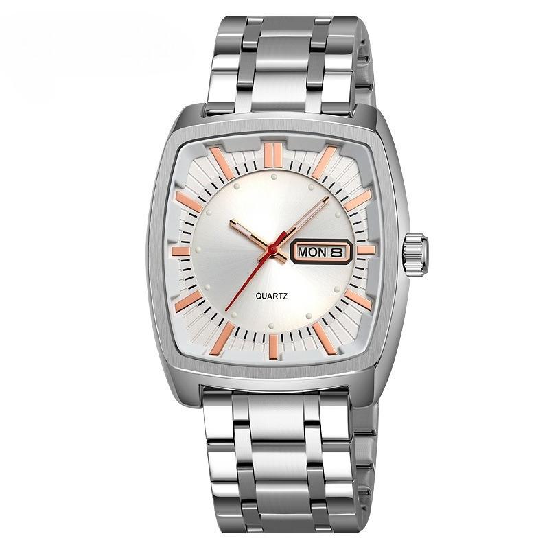 Mens Watches Quartz Movement Waterproof Wristwatches Date Week Display Male Clock