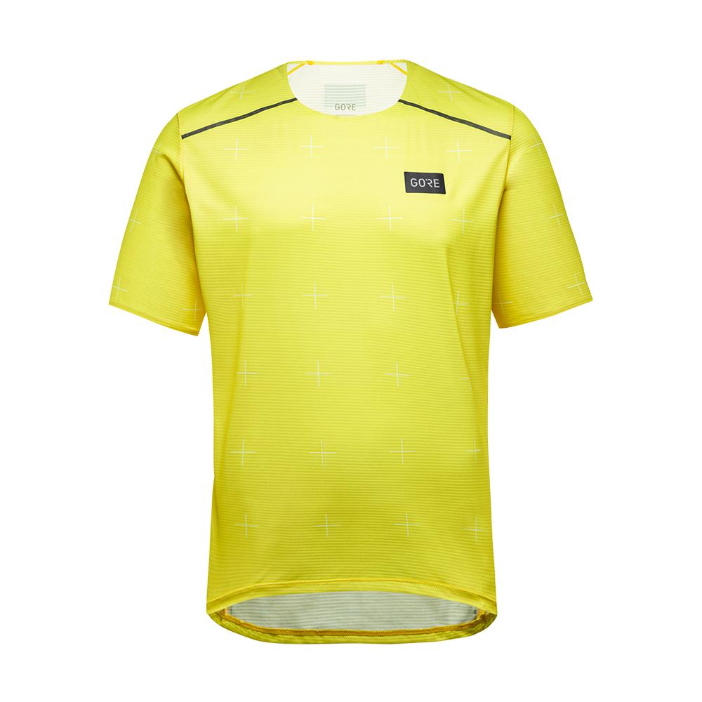 Gorewear Contest Daily Tee - Выстиранный Неоновый Желтый (Мужской) Короткий рукав Free