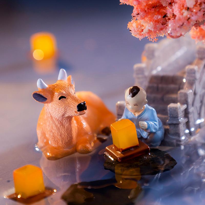 1Pc Cute Cartoon Sweet Couple Figurines Micro Landscape Crafts Miniatures Garden Dollhouse Ornaments Wedding Home Decor