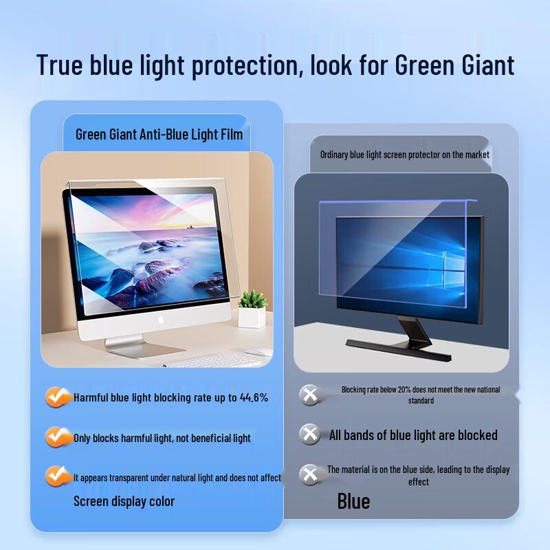 Monitor Anti-Blue Light Screen Protector