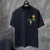 8959 CHROME HEARTS 2026 Summer New High Quality Cotton Round Neck Loose Large Size Men's and Women's T-shirt Couple T-shirt
