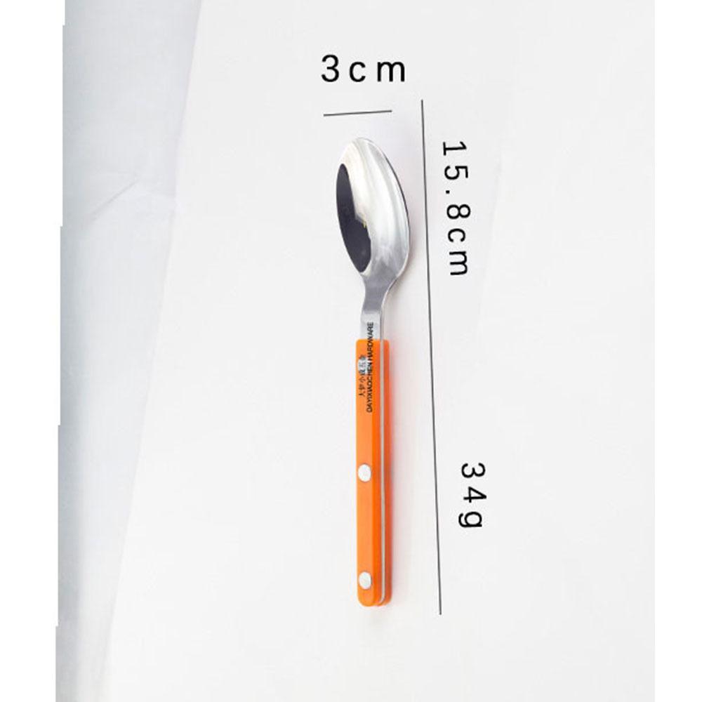 304 Edelstahl Western Restaurant Geschirrset Haushalt Klemgriff Messer Gabel Löffelgriff Marmor Buttermesser Dessertlöffel