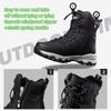 Męskie i damskie buty śnieżne są wodoodporne, antypoślizgowe, pluszowe, grube, odporne na ciepło i zimno, z obrotowymi guzikami