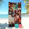 Fantasy Magic Character Pattern Microfiber Large Towel For Children Beach Swimming Shower