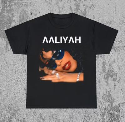 Aaliyah T-Shirt, Vintage Aaliyah Grafik Unisex Tee, Aaliyah Rap Tee, 90er Hip Hop Unisex T-Shirt