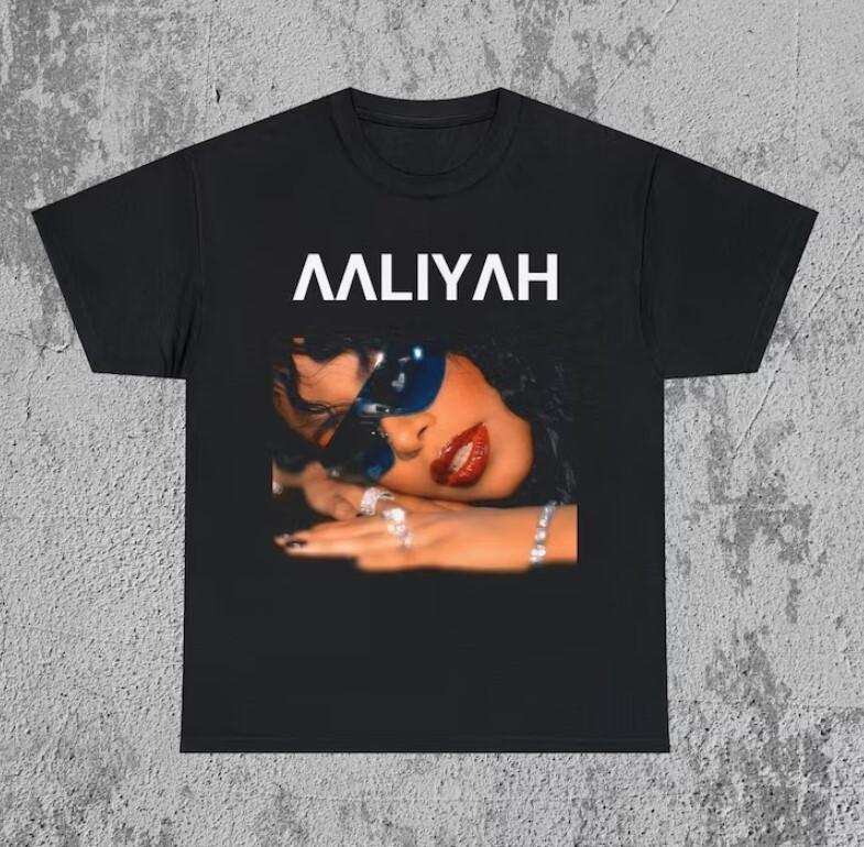 Aaliyah TShirt, Vintage Aaliyah Graphic Unisex Tee, Aaliyah Rap Tee, 90s Hip Hop Unisex T-Shirt
