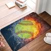Baseball Basketball Football Doormat Non-Slip Bath Kitchen Mat Toilet Door Floor Entrance Carpet Rug