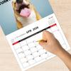 Desk Dogs 2026 Calendar Funny Dogs Illustrations Wall Calendar Jan.2026-Dec.2026 12 Monthly Planner for Home Office
