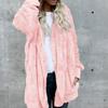 Women's Winter Furry Warm Coat Double Sided Anti Fur Plush Jacket Mid Length Autumn Winter Top
