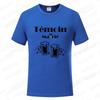 French Beer Graphic Wedding Tops Evg Team Future Groom Man Short Sleeve Tees Boyfriend Single Farewell Bachelor Party Tshirt