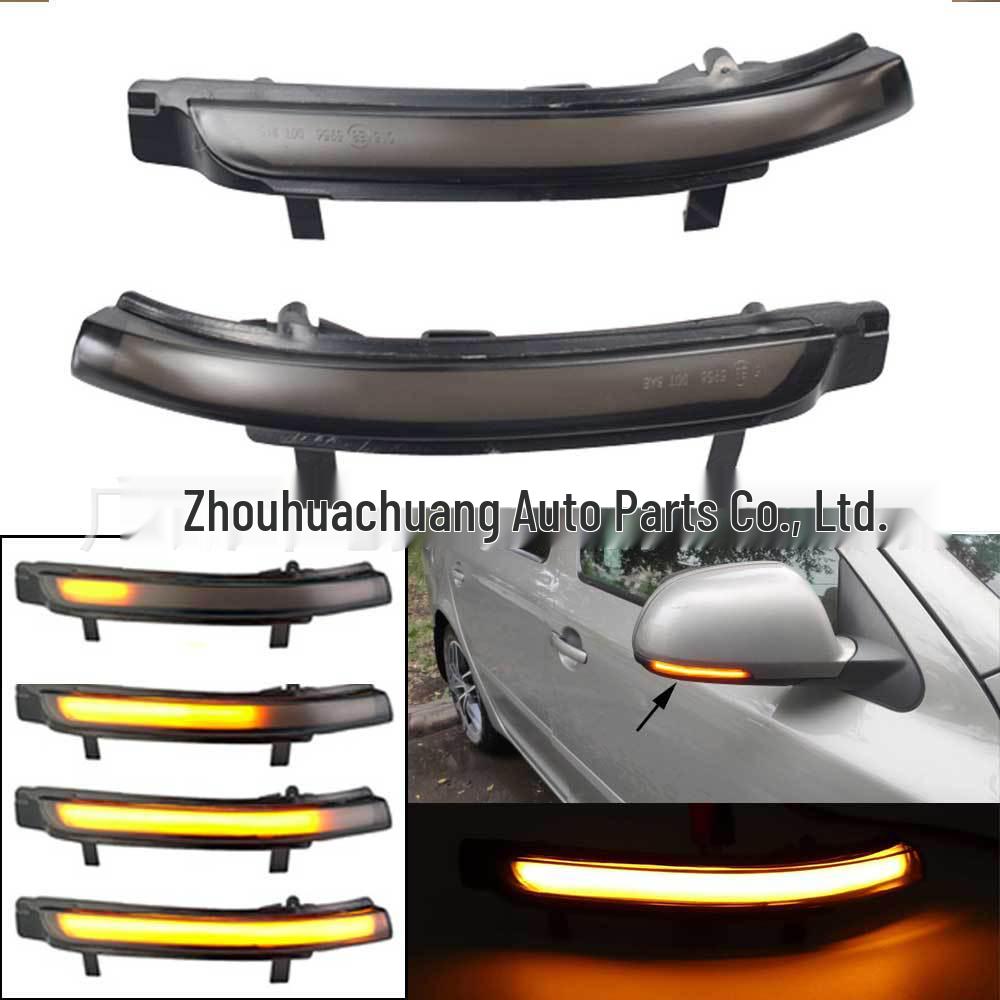 Rearview Mirror Retrofit Turn Signal Lights for 2008-2014 Skoda Octavia/Superb 3T4.