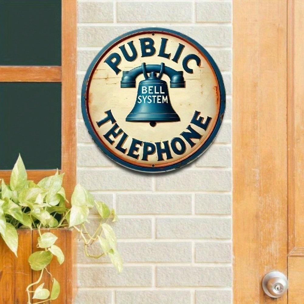 Tin Sign 2D Metal Wall Art Decorative Hanging Accessory Home Decor