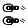 Y4UA Reinforced Trailer Door D Rings Hook Trailer Tie Down Anchors Locking Mechanism With Rustproof Black Finish
