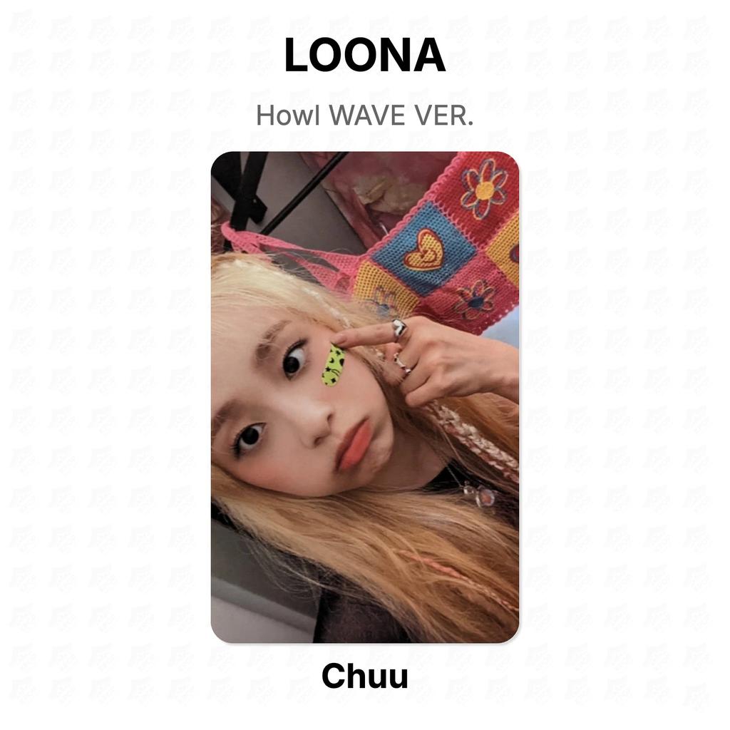 LOONA Howl WAVE VER. Official Photocard