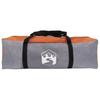 Camping Tent with Rain Fly Waterproof Dome Grey and Orange