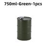1Pc 25oz Water Bottle Drums Whisky  Portable Stainless Steel Hip Flask