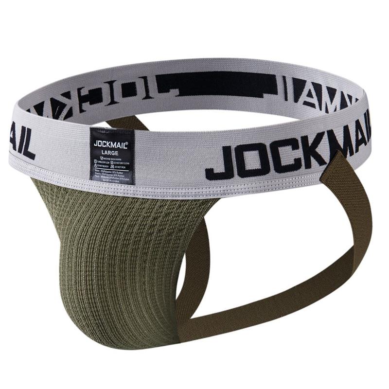 Jockstraps JOCKMAIL 1,97 tommer bredt midjebånd Bokstavtrykk Lav midje Herre Tanga Undertøy Daglig Casual Sport Sexy G-streng Underbukser