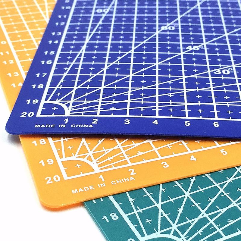 A3 A4 A5Pvc Cutting Mat Single Side Patchwork Cut Pad For Workbench Patchwork Sewing Manual Diy Knife Engraving Leather Cutting