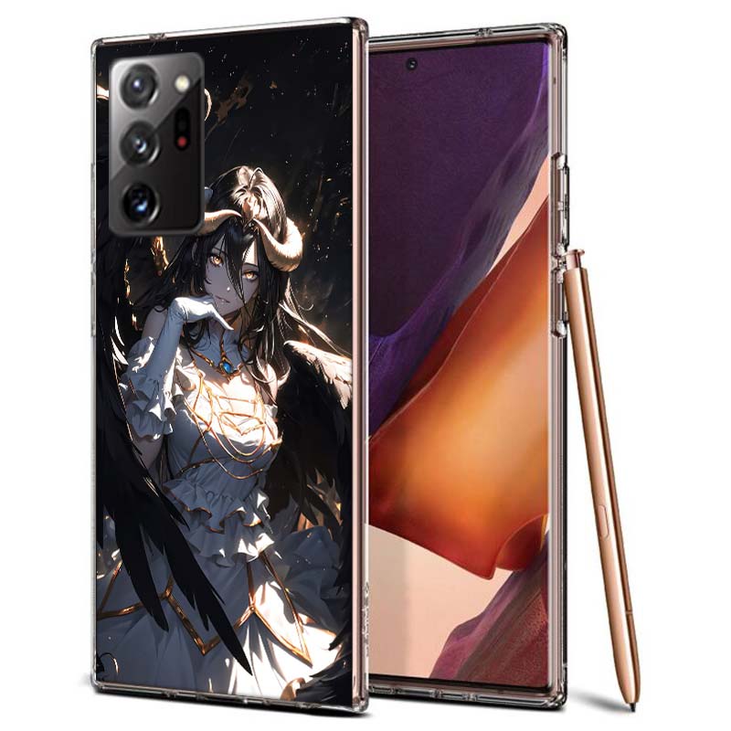 Albedo Overlord Phone Case for Samsung A55 A35 A25 A15 A07 A05S A16 A17 A26 A36 A37 A56 A57 Galaxy Note 20 10 A50S A71 A51 A31 A