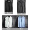 Men's Summer Slim Hooded Sleeveless T-Shirt - Solid Color, Trendy Style