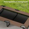 Portable Elevated Dog Bed, Elevated Pet Bed with Breathable Mesh, for Large Dogs, Coffee