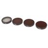 4 Pack Action Camera Fiter Set Aluminum Alloy Frame Include CPL ND8 ND16 ND32 Lens Filter for