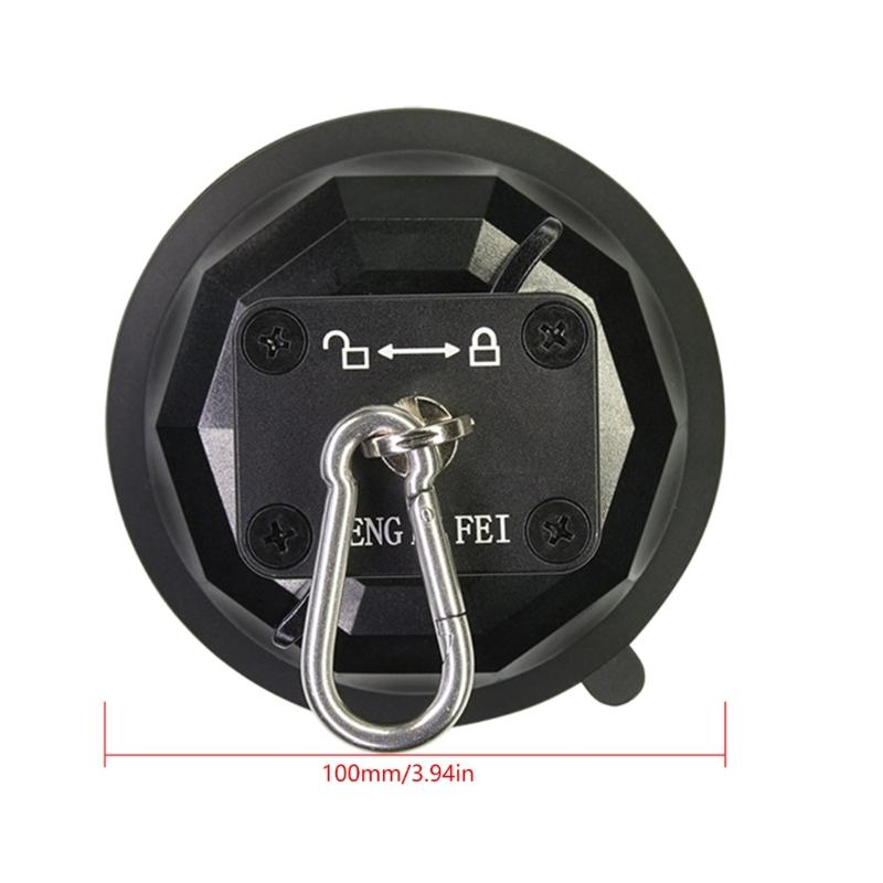 Camping Suction Cup Hook Multifunctional Heavy Duty Tie Down Suction Cup r Accessory with Securing Hook for r