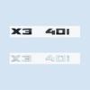 ABS Chrome Black 2.6cm M X3M40i X3M40d M40i M40d X3 Numbers ABS Emblem for BMW X3 SeriesF25 G08 G45 Car Trunk Badge Logo Sticker