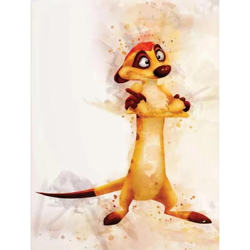 Walt Disney The Lion King Movie Poster Print Watercolor Simba Hakuna Matata Canvas Painting Wall Art Cartoon Animals Home Decor