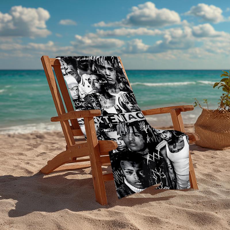 XXXtentacion Fashion Beach Towel: Ideal for Summer Adventures Soft, absorbent and quick drying suitable for swimming and bathing