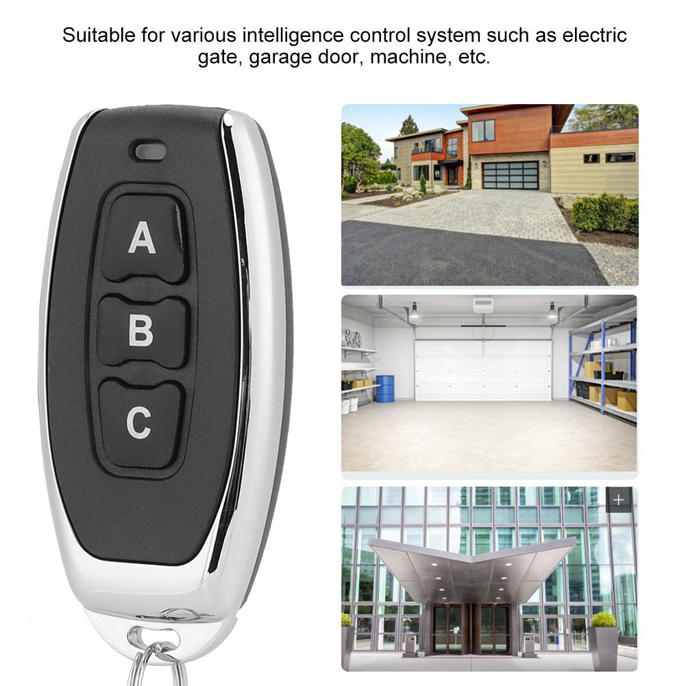 Drahtlose Universal-Fernbedienung mit 3 Schlüsseln aus Metall zum Kopieren von elektrischen Toren und Garagentoren