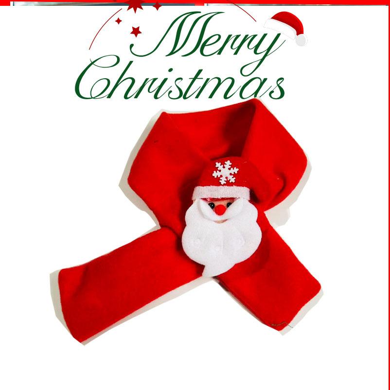 

Fleece Christmas Pet Scarf Warm Puppy Dog Cat Bib Scarf Holiday Decorations s (neck circumference 15-25cm)