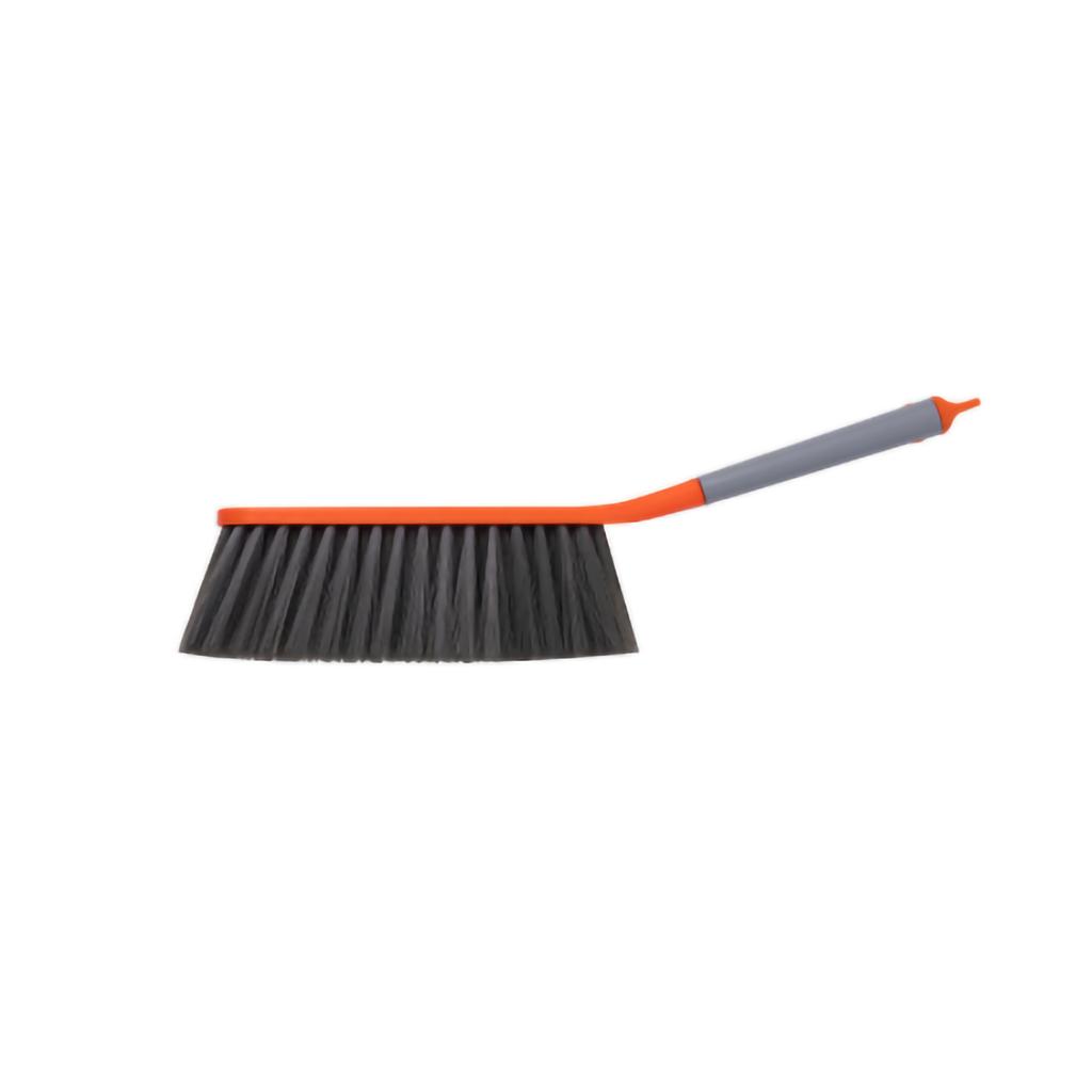 Leather Brush Soft Bristles Deep Cleaning Durable PP Material Leather Cleaning BrushOrange