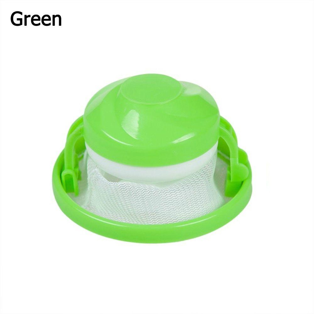 

Сітчастий мішечок Мішок для прання Фільтр для прання Кулька для чищення плаваюча Вловлювач ворсу волосся Фільтр Сітчастий мішок зелений