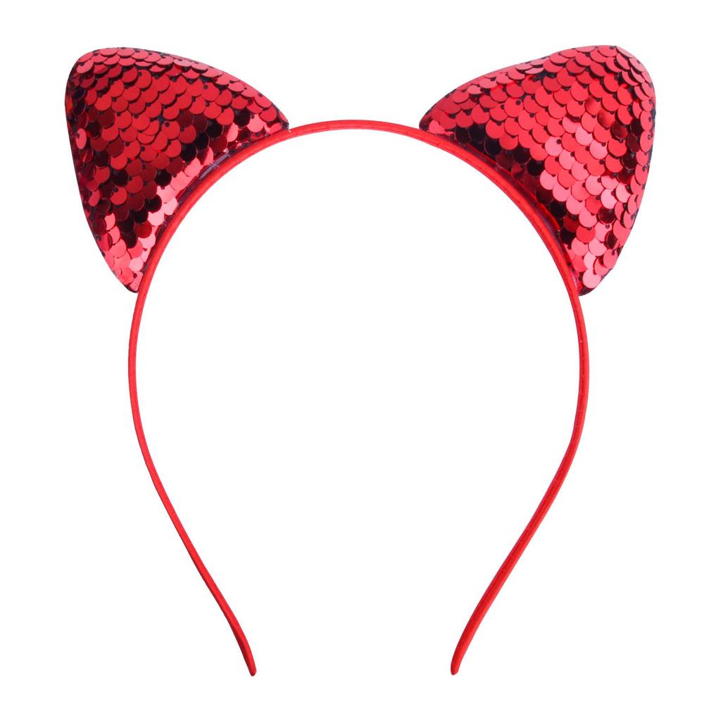 Sequin Cat Ears Headband for Kids - Cute DIY Fabric Hair Accessory