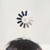 Moving Brain Loading Headband Cute Hair Hoop Personality Creative Downtime Hair Clip  Daily