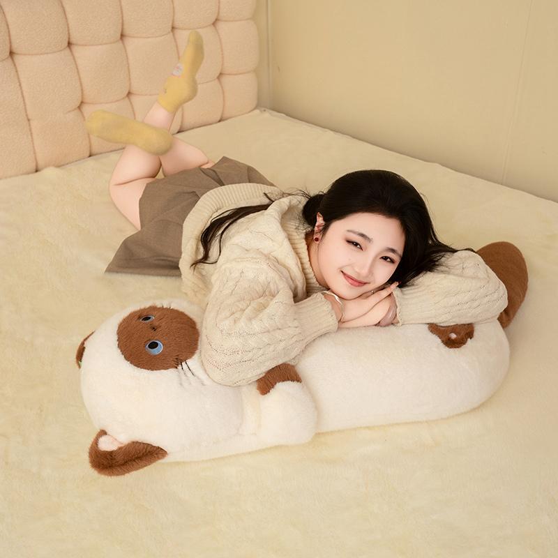 Adorable Sweet Cat Plush Toys Soft Fat Round Kitten Dolls for Girls Gifts Home Decor Fluffy Stuffed Animals